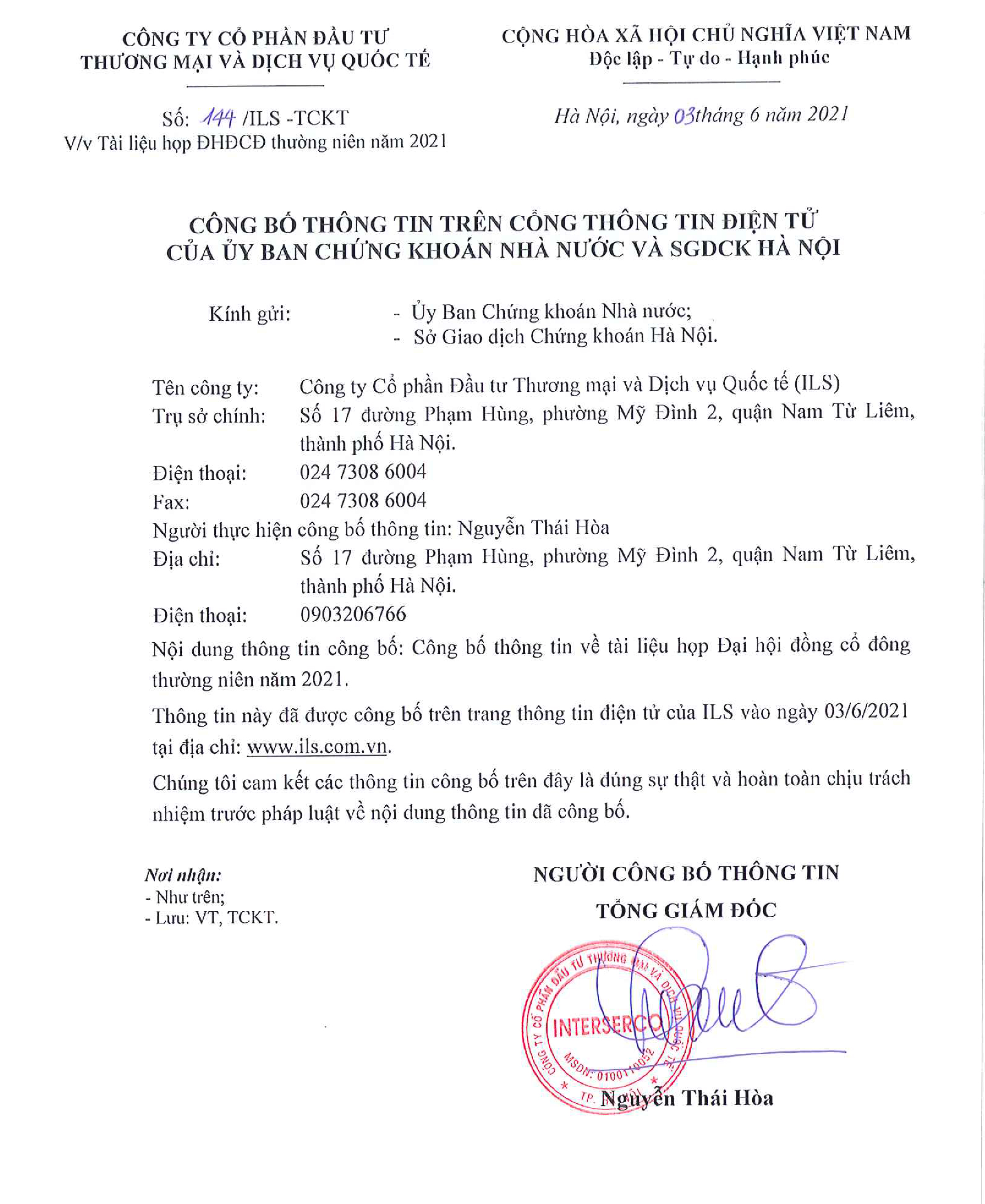 144. ILS-TCKT Vv CBTT Tài liệu họp ĐHĐCĐ thường niên năm 2021-01-01