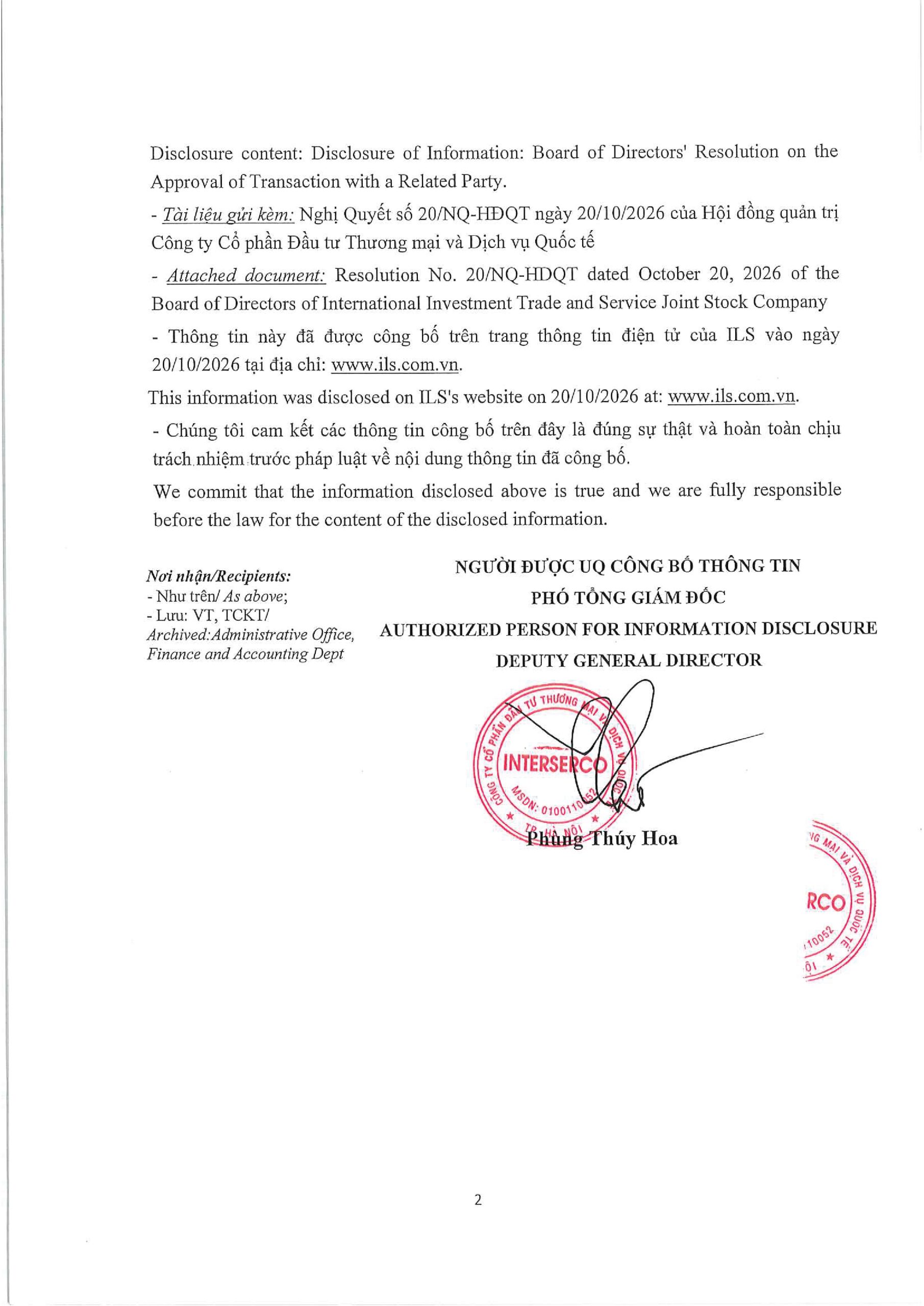 CV 239.ILS.TCKT CBTT Giao dịch với người có liên quan-02